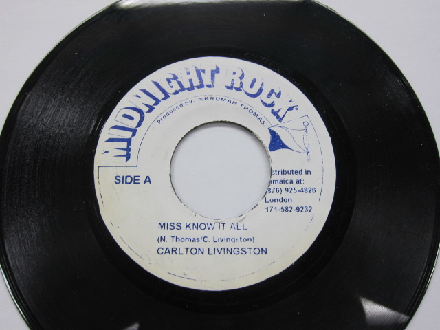CARLTON LIVINGSTON / MISS KNOW IT ALL / MIDNIGHT ROCK