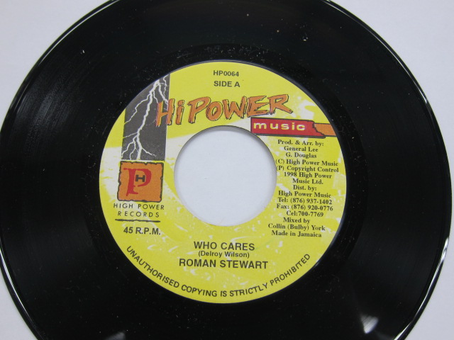 ROMAN STEWART / WHO CARES / HI FASHION : BOBBY BABYLON RIDDIM / HI POWER