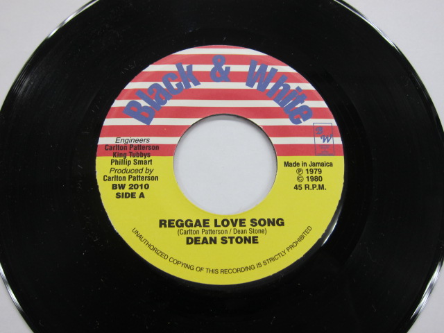 DEAN STONE / REGGAE LOVE SONG / GET IN THE GROOVE RIDDIM / BLACK & WHITE