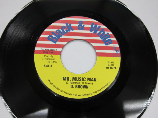 U.BROWN / MR. MUSIC MAN / BALLISTIC AFFAIR RIDDIM / BLACK & WHITE