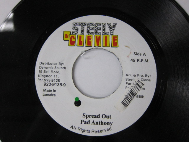 PAD ANTHONY / SPEREAD OUT / DARKER SHADE OF BLACK RIDDIM / STEELY & CLEVIE