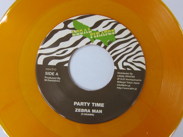 ZEBRA MAN / PARTY TIME / LEGAL PIRATES