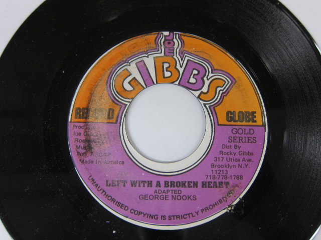 GEORGE NOOKS / LEFT WITH A BROKEN HEART / JOE GIBBS