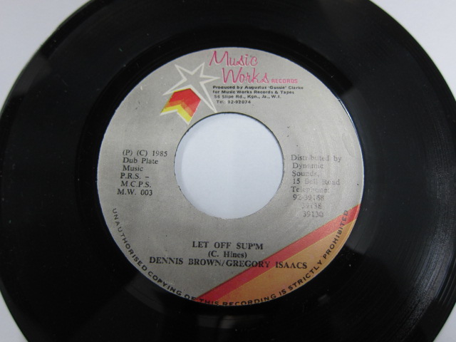 DENNIS BROWN & GREGORY ISAACS / LET OFF SUP'M / MUSIC WORKS