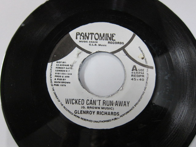 GLENROY RICHARDS / WICKED CAN'T RUN AWAY / PANTOMINE