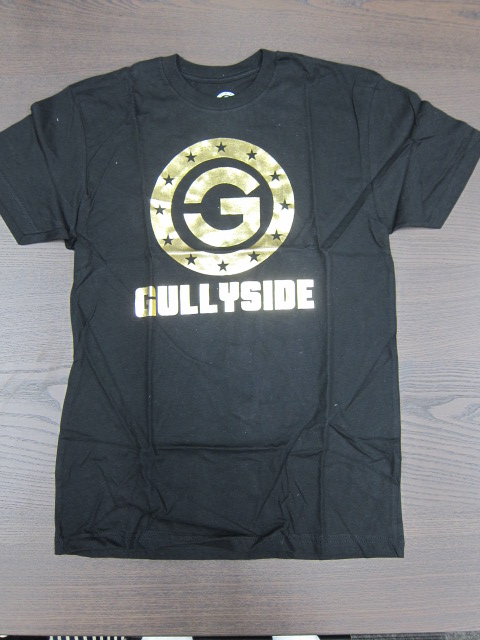 GULLY SIDE T-SHIRTS （BLACK × GOLD） Sサイズ