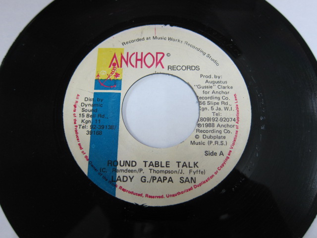 LADY G & PAPA SAN / ROUND TABLE TALK / TWICE MY AGE RIDDIM / ANCHOR