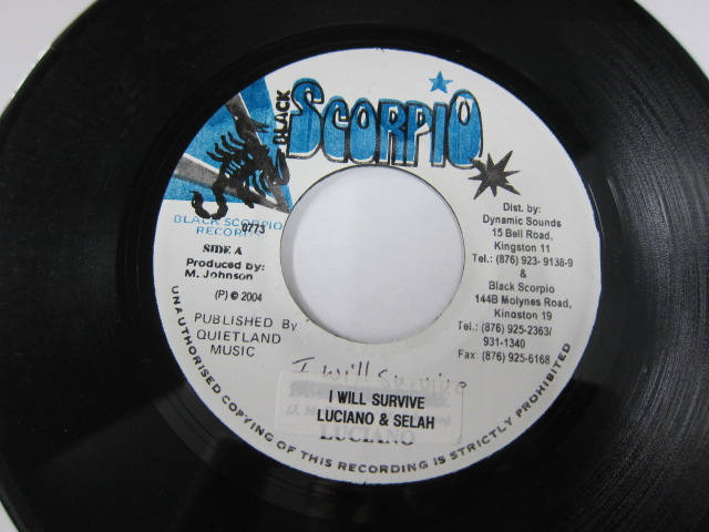 LUCIANO & SELAH / I WILL SURVIVE / ANGEL RIDDIM / BLACK SCORPIO
