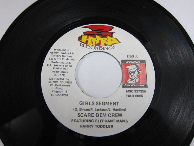 SCARE DEM CREW feat ELEPHANT MAN & HARRY TODDLER / GIRLS SEGMENT / 2 HARD RECORDINGS