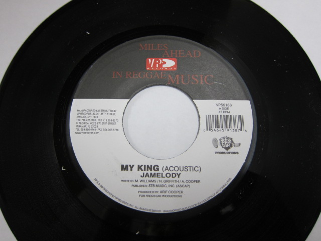 Aside JAMELODY / MY KING / Bside WAYNE MARSHALL / GIVE ME STRENGTH / GUARDIAN ANGEL [ACOUSTIC] / V.P.RECORDS