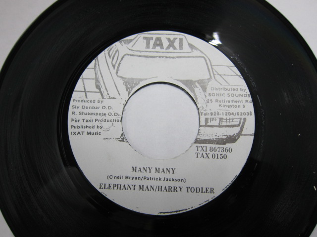 ELEPHANT MAN & HARRY TODDLER / MANY MANY / MANY MANY RIDDIM / TAXI