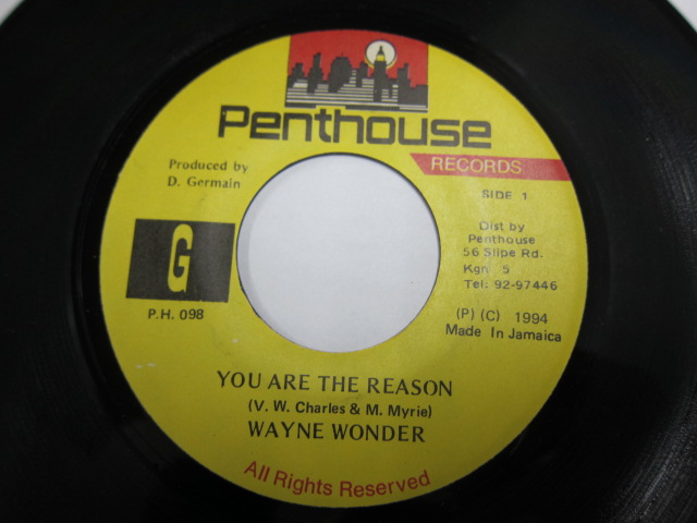 WAYNE WONDER / YOU ARE THE REASON / ROPE IN RIDDIM / PENTHOUSE
