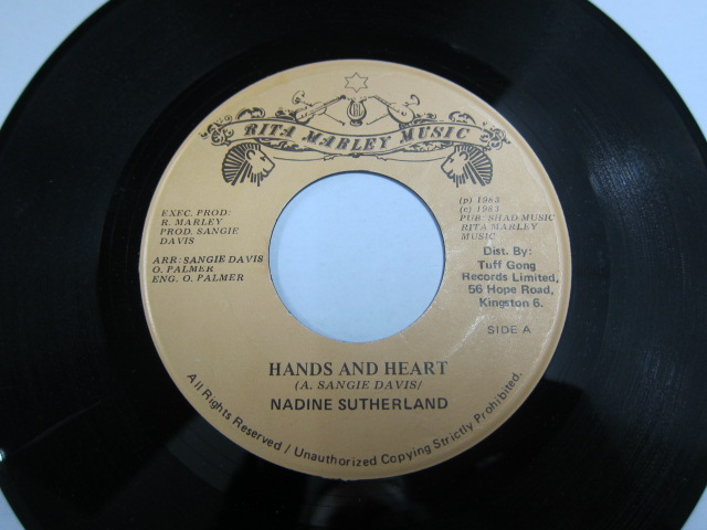 NADINE SUTHERLAND / HANDS AND HEART / RITA MARLEY MUSIC