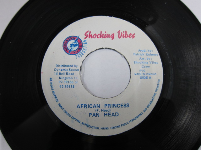 PAN HEAD / AFRICAN PRINCESS / FULL UP RIDDIM / SHOCKING VIBES