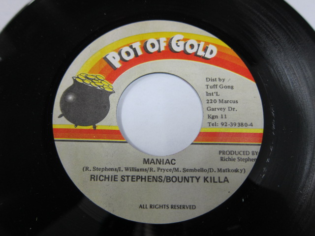 RICHIE STEVENS & BOUNTY KILLER / MANIAC / MANIAC RIDDIM / POT OF GOLD