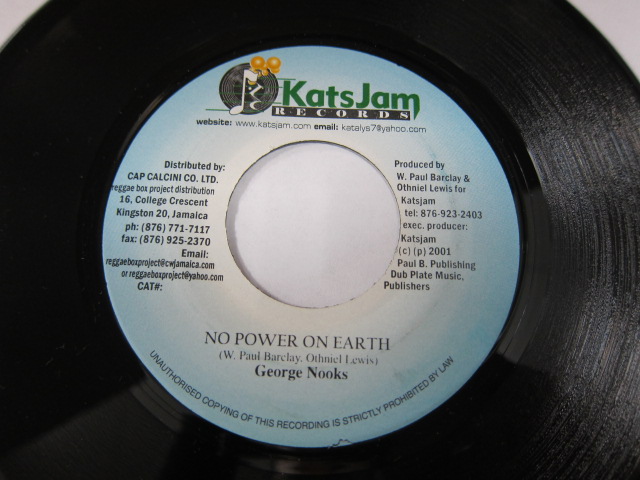 GEORGE NOOKS / NO POWER ON EARTH / KATALYS