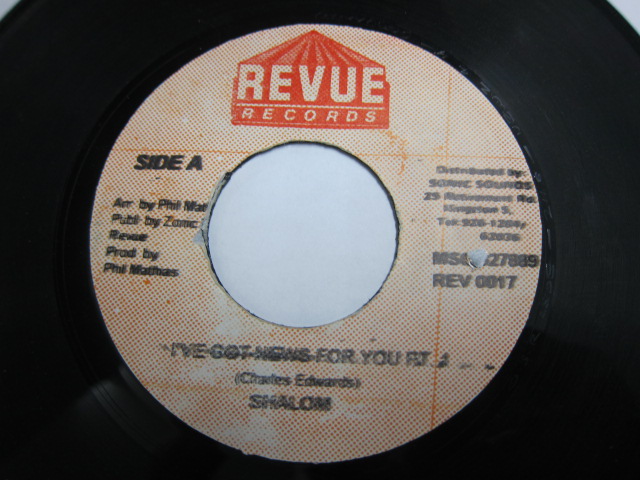 SHALOM / I'VE GOT NEWS FOR YOU / REVUE