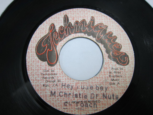 M.CHRISTIE , DR.NUTS , C.ROACH / HEY RUDEBOY / SHANK I SHECK RIDDIM / TECHNIQUES