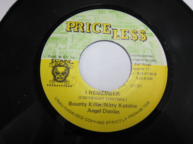 B.KILLER , N.KUTCHIE , A.DOOLAS / I REMEMBER / PRICELESS
