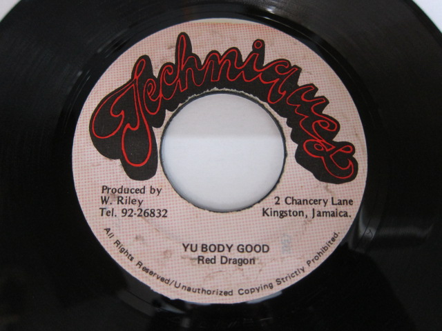 RED DRAGON / YU BODY GOOD / SHANK I SHECK RIDDIM / TECHNIQUES