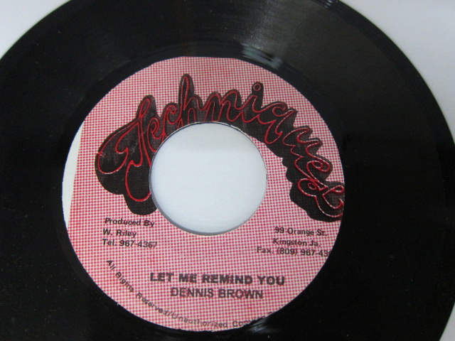 DENNIS BROWN / LET ME REMIND YOU / TECHNIQUES