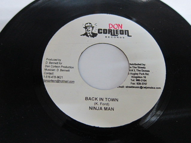 NINJA MAN / BACK IN TOWN / FOUNDATION RIDDIM / DON CORLEON RECORDS