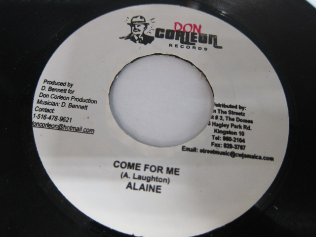 ALAINE / COME FOR ME / FOUNDATION RIDDIM / DON CORLEON RECORDS