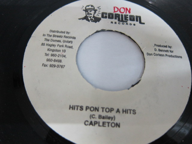 CAPLETON / HITS PON TOP A HITS / FOUNDATION RIDDIM / DON CORLEON RECORDS