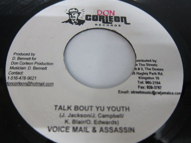VOICE MAIL & ASSASSIN / TALK BOUT YU YOUTH / FOUNDATION RIDDIM / DON CORLEON RECORDS