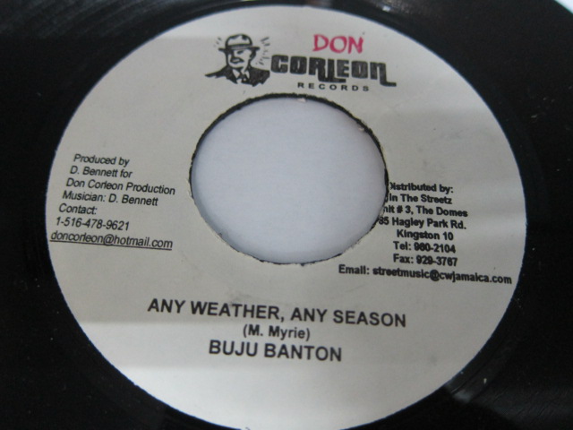 BUJU BANTON / ANY WEATHER ANY SEASON / FOUNDATION RIDDIM / DON CORLEON RECORDS