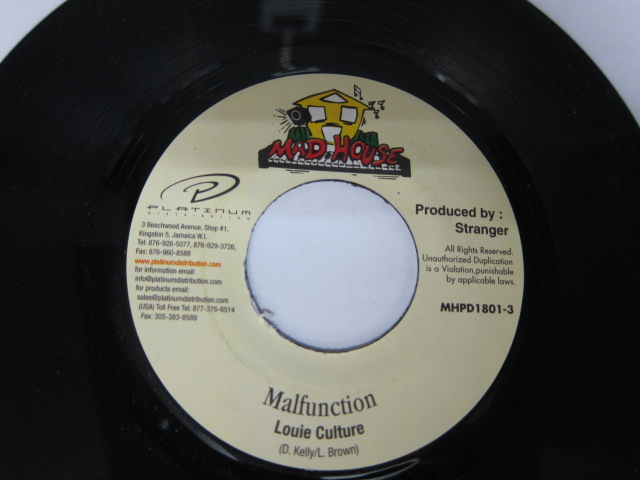 LOUIE CULTURE / MALFUNCTION / MACCA RIDDIM / MAD HOUSE