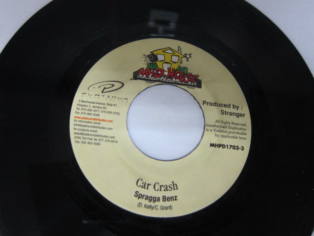 SPRAGGA BENZ / CAR CRASH / HEART BEAT RIDDIM / MAD HOUSE
