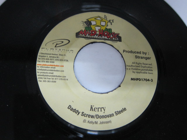 DADDY SCREW & DONOVAN STEELE / KERRY / HEART BEAT RIDDIM / MAD HOUSE