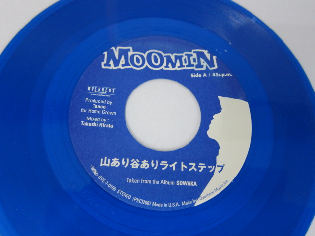 Aside MOOMIN / 山あり谷ありライトステップ / Bside 君がいれば / OVERHERT RECORDS