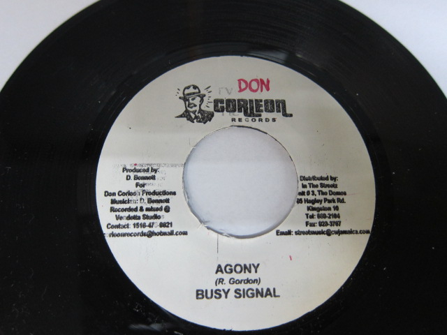 BUSY SIGNAL / AGONY / SWEAT RIDDIM / DON CORLEON RECORDS 