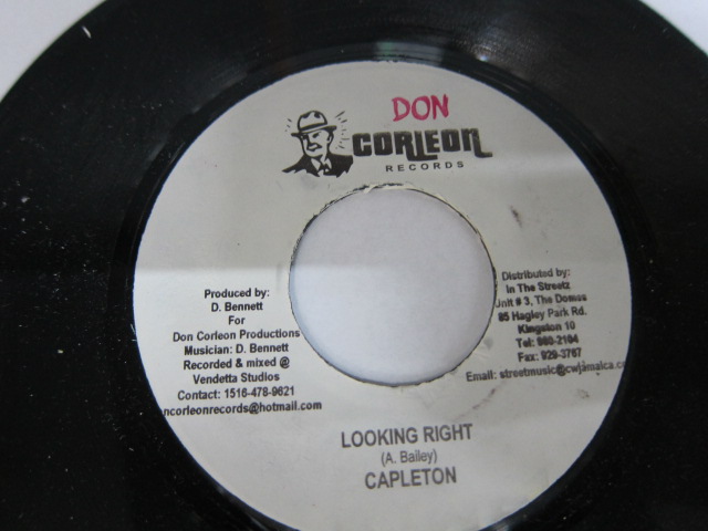 CAPLETON / LOOKING RIGHT / RAGING BULL RIDDIM / DON CORLEON RECORDS