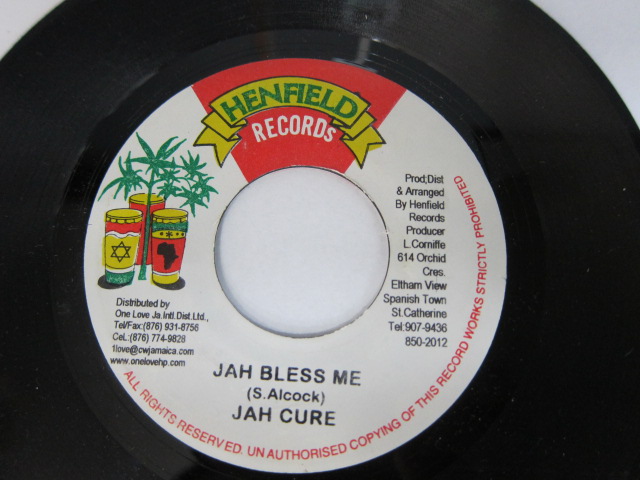 JAH CURE / JAH BLESS ME / SWEET RIVER ROCK RIDDIM / HENFIELD 