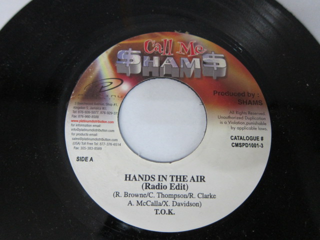 T.O.K / HANDS IN THE AIR / GRASS CYAAT RIDDIM / CALL ME SHAMS