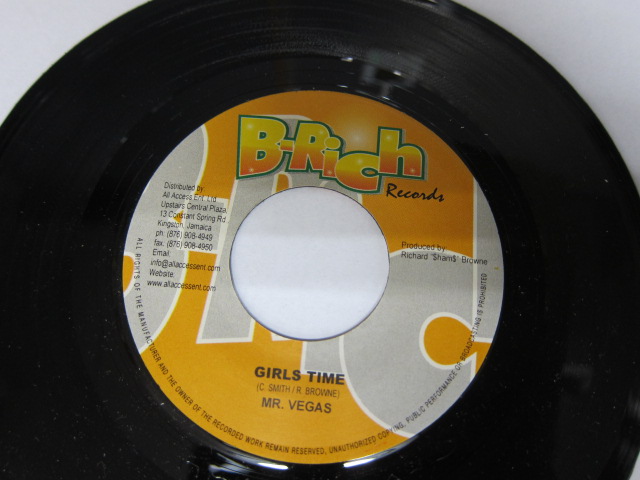 MR. VEGAS / GIRLS TIME / ORGASM RIDDIM / B-RICH