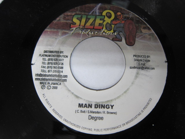 GENERAL DEGREE / MAN DINGY / SIZE 8
