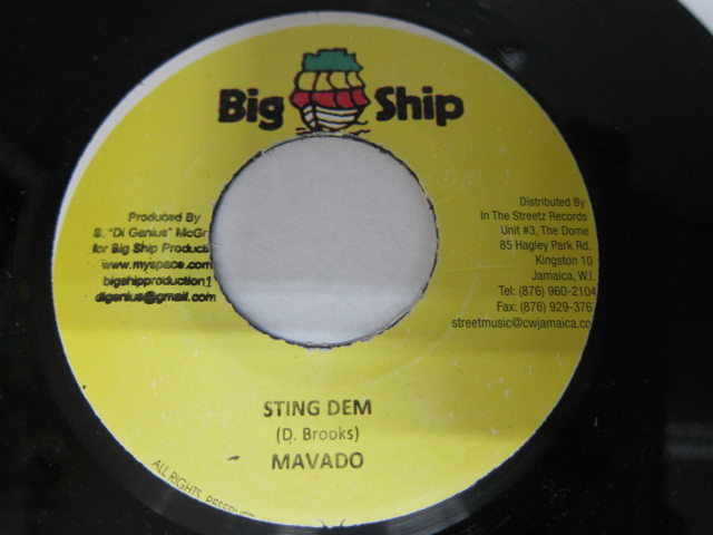 MAVADO / STING DEM / OUT BREAK RIDDIM / BIG SHIP 