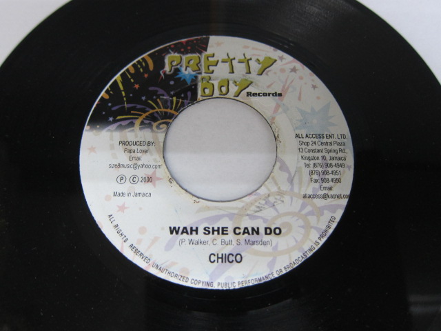 Aside CHINO / WAH SHE CAN DO / Bside SPLINTS / PLAY DI GINAL / THE ARROW RIDDIM / PRETTY BOY