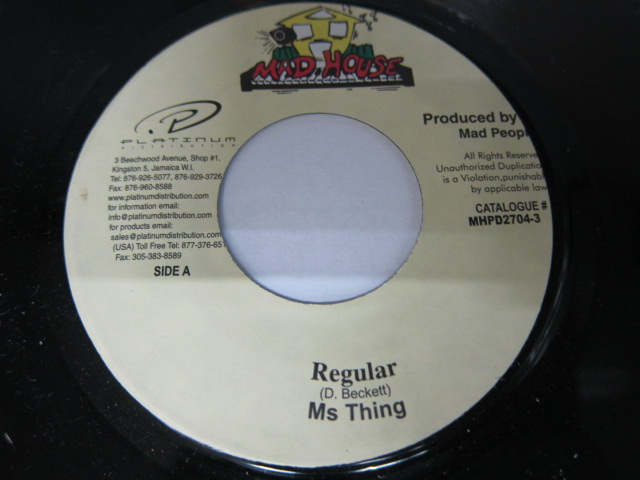 MS.THINGS / REGULAR / FIESTA RIDDIM / MAD HOUSE