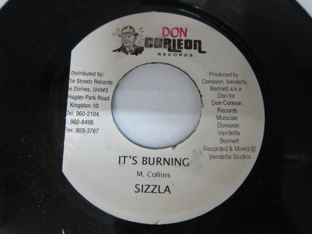 SIZZLA / IT'S BURNING / DON CORLEON RECORDS