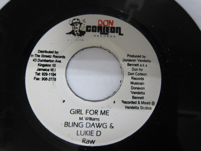 BLING DAWG & LUKIE D / GIRL FOR ME / DON CORLEON RECORDS