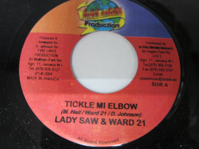 LADY SAW & WARD 21 / TICKLE MI ELBOW / MAD INSTRUMENTS RIDDIM / FIRE LINKS 