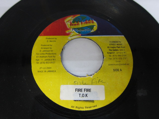 T.O.K / FIRE FIRE / MAD INSTRUMENTS RIDDIM / FIRE LINKS 