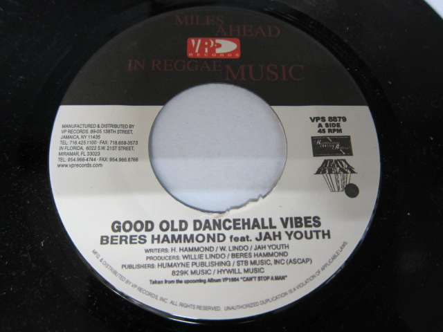 BERES HAMMOND feat JAH YOUTH / GOOD OLD DANCEHALL VIBES / V.P. RECORDS