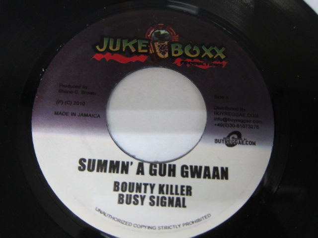 Aside BOUNTY KILLER & BUSY SIGNAL / SUMMN A GUH GWAAN / Bside BUSY SIGNAL / YOU NEVER KNOW / DAMEGE CONTROL RIDDIM / JUKE BOXX