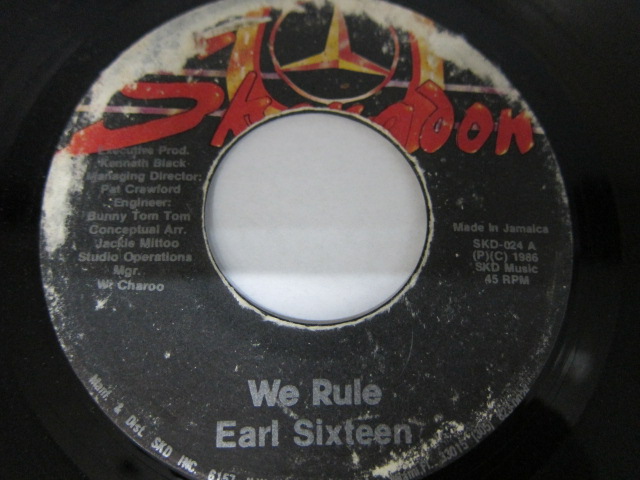 EARL SIXTEEN / WE RULE / SKENGDON